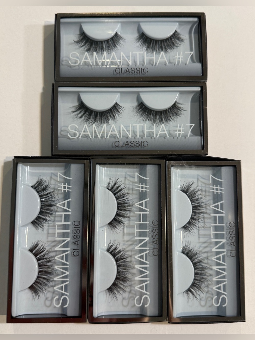 🆕 Huda Beauty CLASSIC FALSE LASHES - SAMANTHA #7, set of 5 pairs